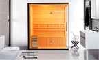 Traditional 7™ Three-Person Hemlock Steam Sauna